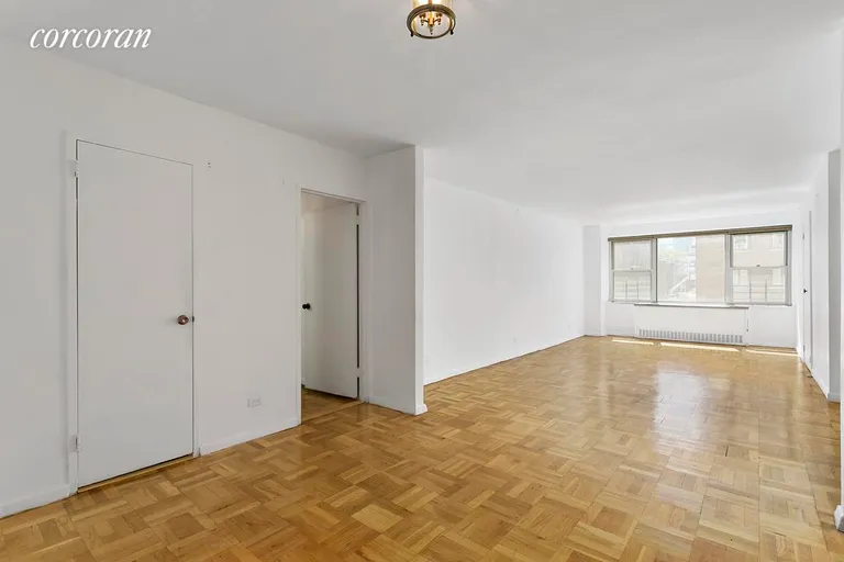 New York City Real Estate | View 525 East 86th Street, 8G | Dining area and living room. | View 8