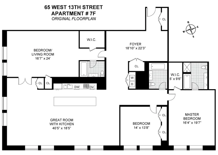 65 West 13th Street, 7F | floorplan | View 10