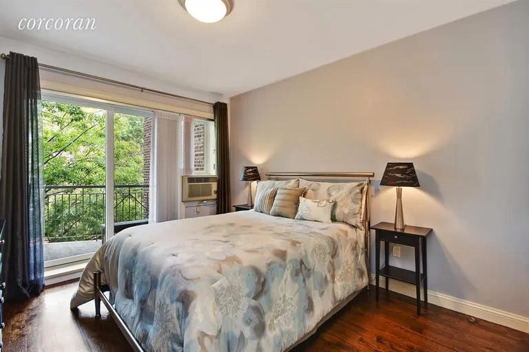New York City Real Estate | View 1138 Ocean Avenue, 4F | Master bedroom with access to balcony | View 5