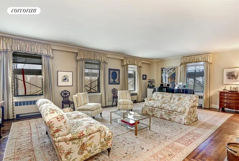 New York City Real Estate | View 1125 Fifth Avenue, 9FL | Living Room | View 2