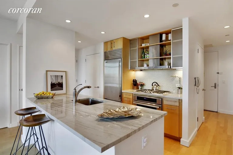 New York City Real Estate | View 1 NORTHSIDE PIERS, 7C | Kitchen | View 2