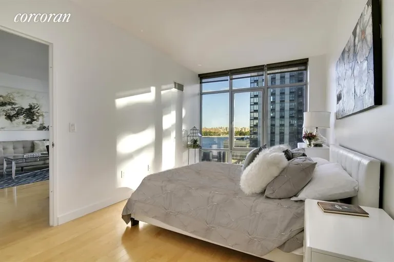New York City Real Estate | View 1 NORTHSIDE PIERS, 7C | Bedroom | View 3