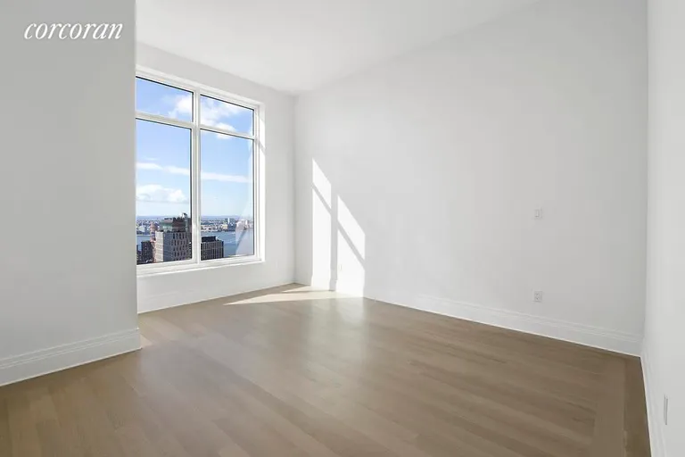 New York City Real Estate | View 30 Park Place, 46E | Master Bedroom with River Views | View 2