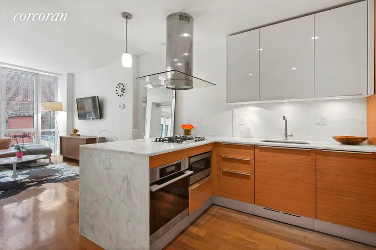 New York City Real Estate | View 130 West 20th Street, 7A | Open U-Shaped Kitchen | View 2
