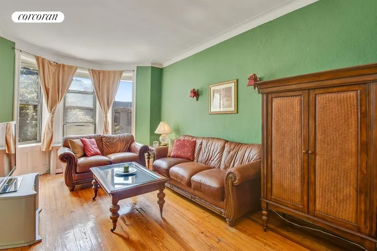 New York City Real Estate | View 561 74th Street | Open and Sunny Living Room in Rental Unit | View 6