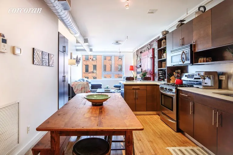 New York City Real Estate | View 95 Lexington Avenue, 3B | Large Kitchen Easily Accommodates Dining Table  | View 4