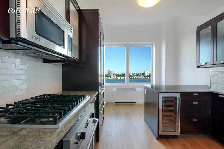 New York City Real Estate | View 80 Riverside Boulevard, 19D | Huge Chef's Eat-in Kitchen | View 2