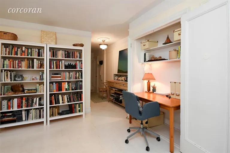 New York City Real Estate | View 116 Pinehurst Avenue, H33 | Entryway and the closet converted to a work area | View 3