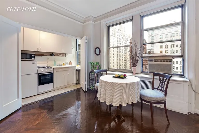 New York City Real Estate | View 161 West 86th Street, 7CC | Kitchen and dining space | View 3