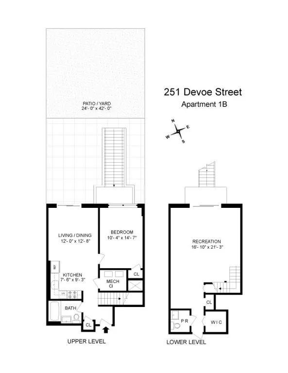 882 Metropolitan Avenue, 1B | floorplan | View 7
