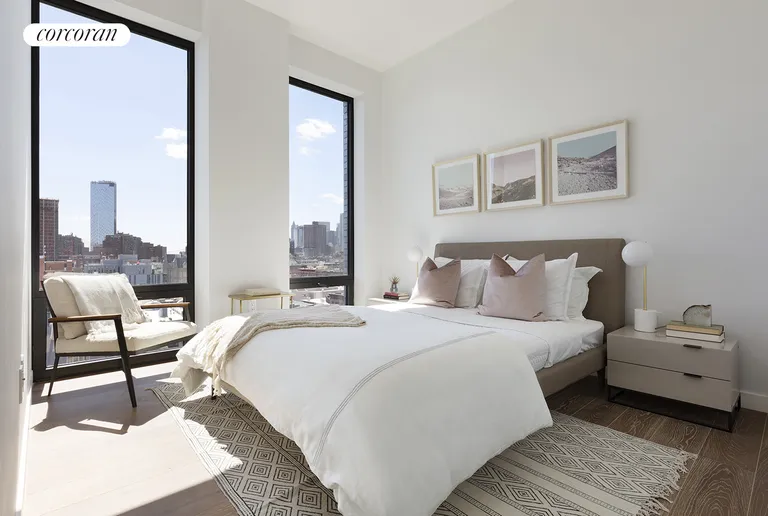 New York City Real Estate | View 287 East Houston Street, 9B | 2nd bedroom with open Southern views | View 7