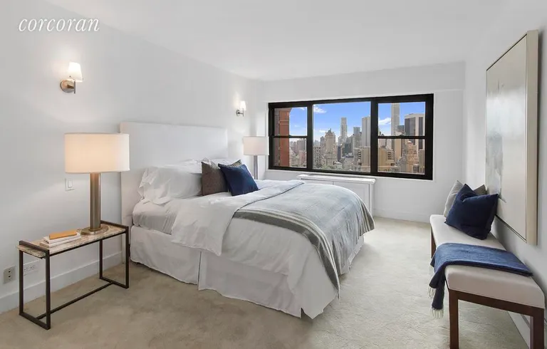 New York City Real Estate | View 20 West 64th Street, 37D | Master Bedroom | View 4