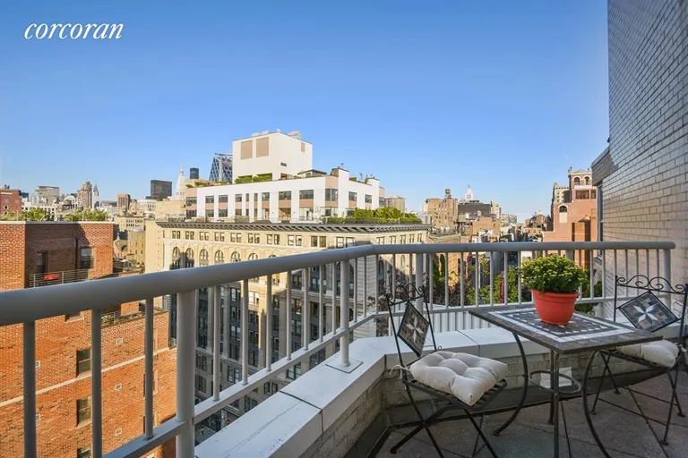 New York City Real Estate | View 101 West 12th Street, 19F | Terrace | View 4