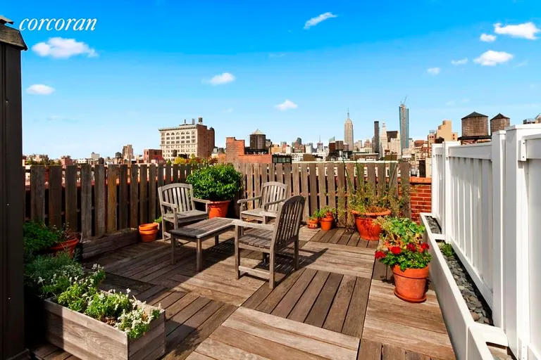 New York City Real Estate | View 30 East 10th Street, 8N | Common roof deck | View 4
