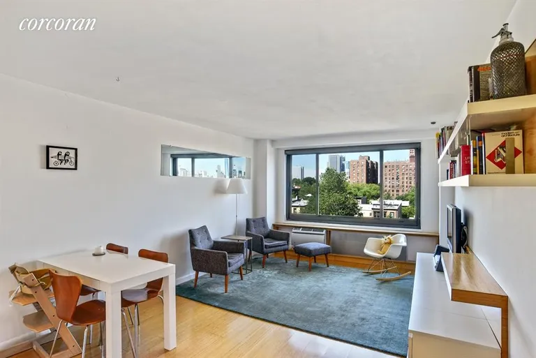 New York City Real Estate | View 185 Hall Street, 811 | Living Room / Dining Room | View 2