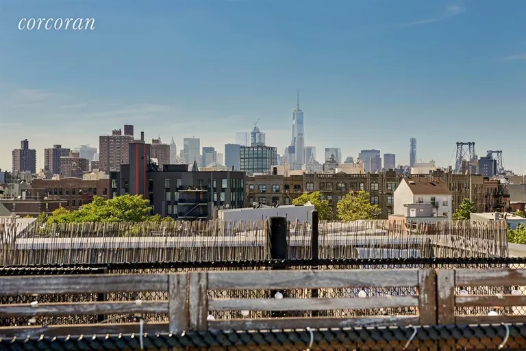 New York City Real Estate | View 390 Lorimer Street, 1A | The view from your private roof cabana | View 6