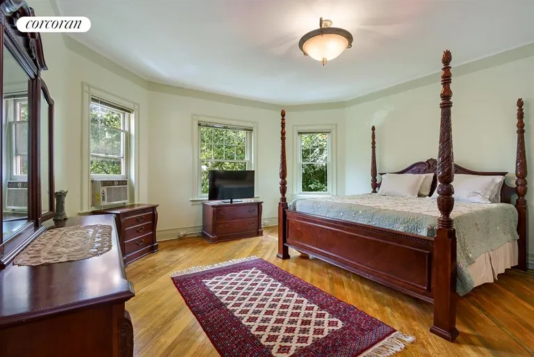New York City Real Estate | View 1323 Ditmas Avenue | 2nd Fl. Huge Master Bedroom with Window AC Unit | View 8