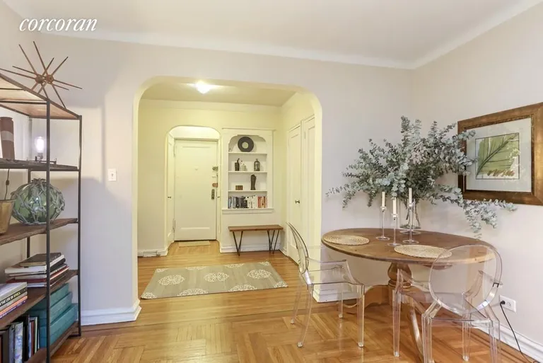 New York City Real Estate | View 360 Clinton Avenue, 2C | Grand Foyer and Living Room | View 2