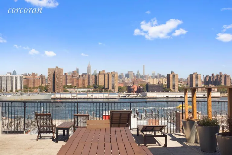 New York City Real Estate | View 50 BRIDGE STREET, 412 | Roof Deck | View 7