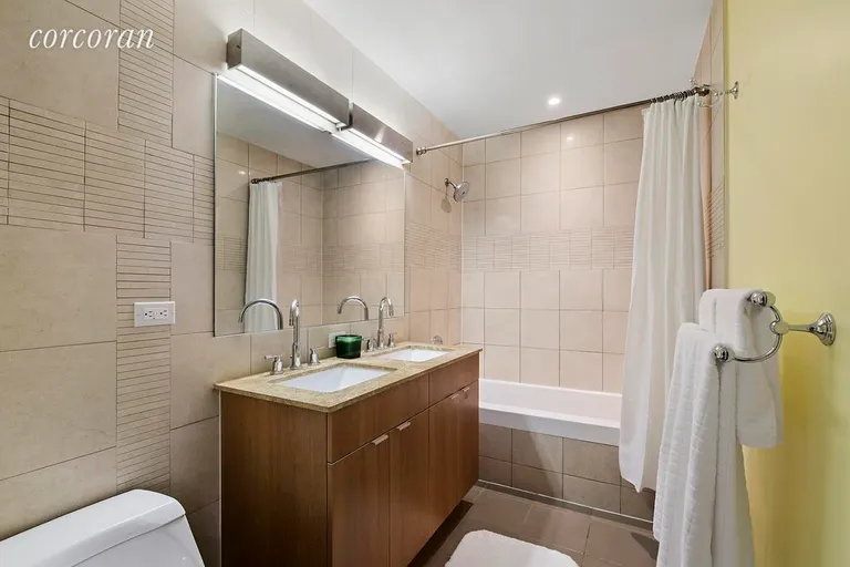 New York City Real Estate | View 105 Baltic Street, C305 | Bathroom with Double Sinks and Grohe Fixtures | View 4