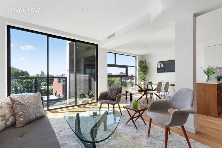New York City Real Estate | View 701 Union Street, Penthouse | Open Floor Plan with Floor-to-Ceiling Windows | View 2