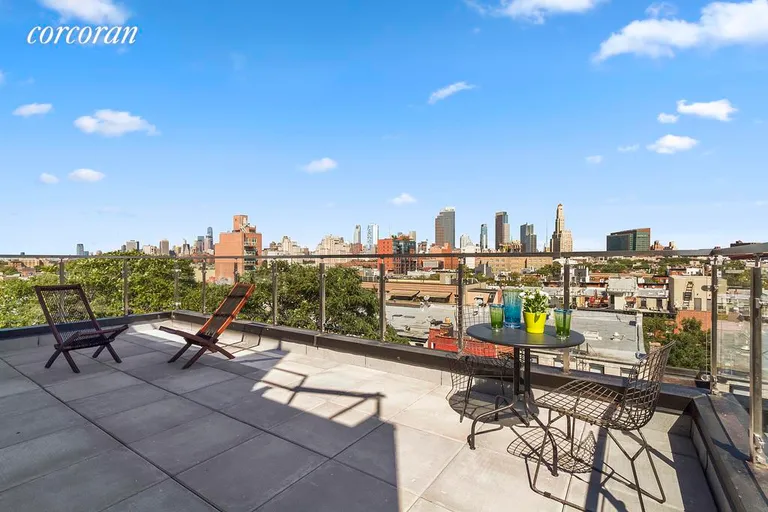 New York City Real Estate | View 701 Union Street, Penthouse | Private Terrace off Master Bedroom | View 6