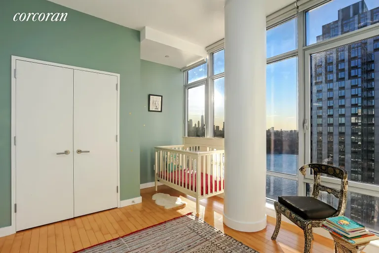 New York City Real Estate | View 1 NORTHSIDE PIERS, PH3 | 2nd Bedroom | View 9