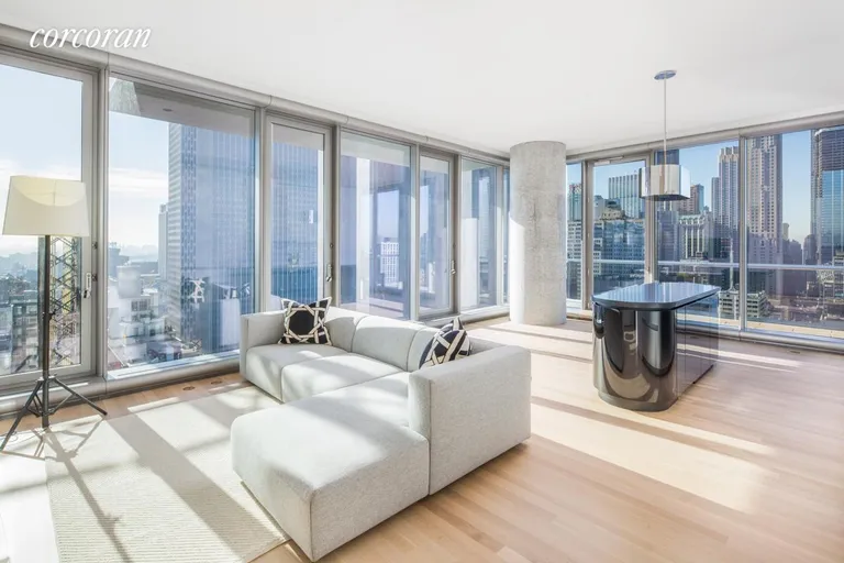 New York City Real Estate | View 56 Leonard Street, 25B EAST | Great living/dining room with South facing terrace | View 2
