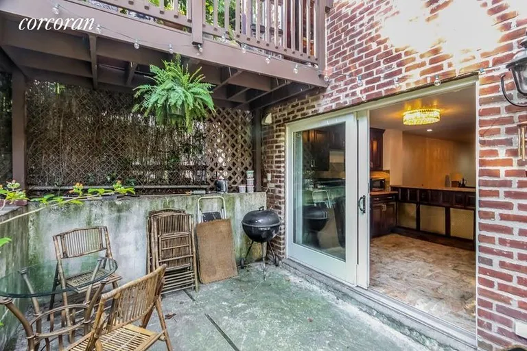 New York City Real Estate | View 111 South Elliott Place, GARDEN | Private Outdoor Patio | View 12
