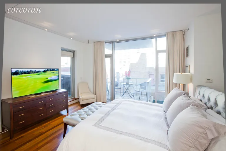 New York City Real Estate | View 165 West 18th Street, 3A | Sunlit master bedroom faces North and West | View 4
