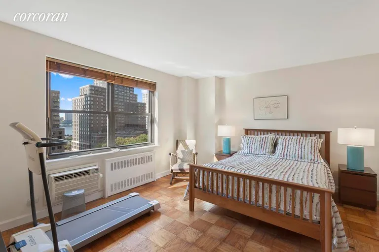 New York City Real Estate | View 165 West End Avenue, 8R | Master Bedroom | View 3