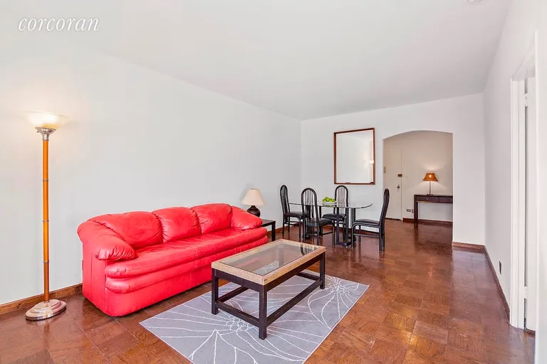 New York City Real Estate | View 305 East 40th Street, 18C | Living/Dining Room and Separate Foyer | View 4