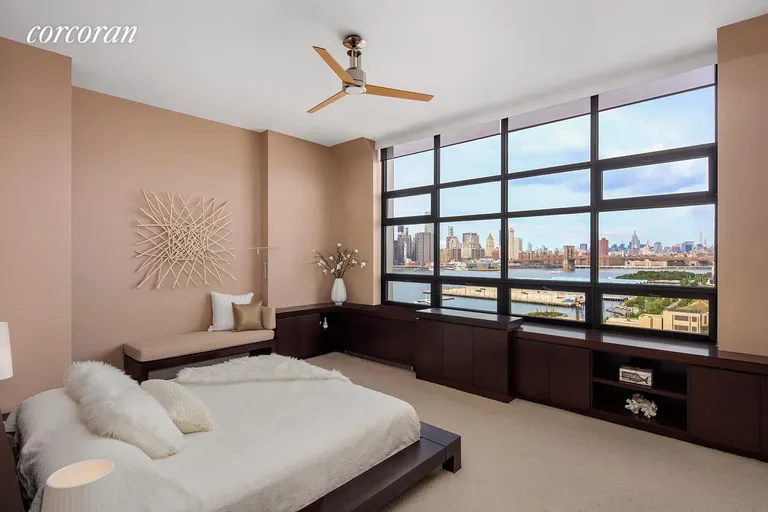 New York City Real Estate | View 360 Furman Street, 1014-1015 | Master bedroom suite | View 8
