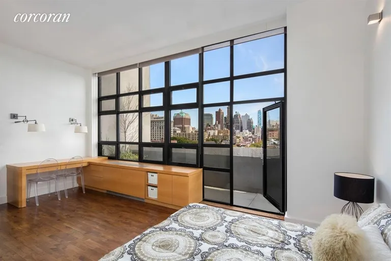New York City Real Estate | View 360 Furman Street, 1014-1015 | Spectacular Brooklyn Skyline View from Bedroom 4 | View 26