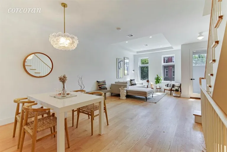 New York City Real Estate | View 525 Quincy Street | Dining/Living Room | View 3