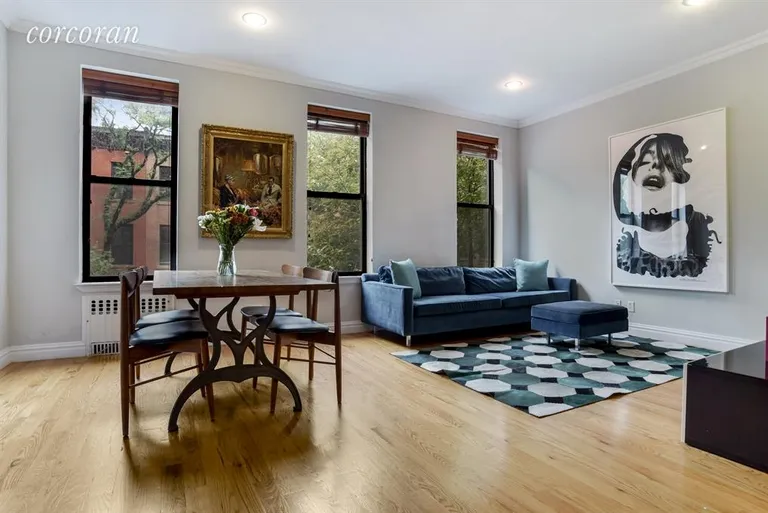 New York City Real Estate | View 102 Saint Marks Place, 2 | Living Room / Dining Room | View 2