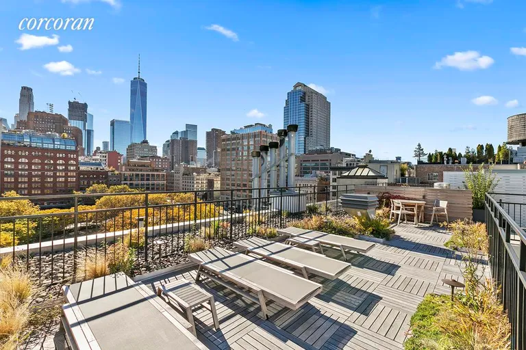 New York City Real Estate | View 28 Laight Street, 4A | Roofeck | View 9