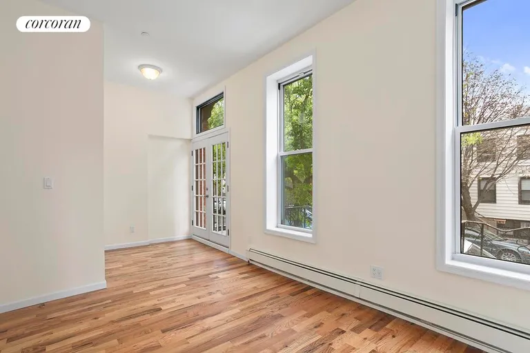 New York City Real Estate | View 69 Maujer Street, 2 FL | Office alcove with Juliet balcony | View 4