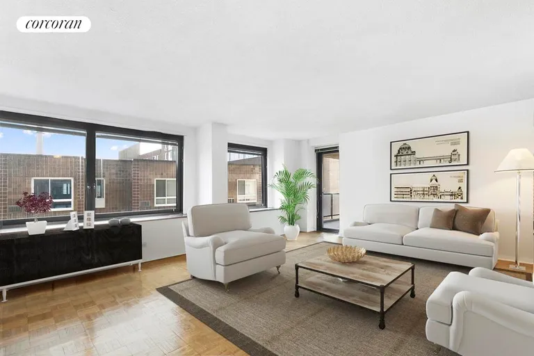 New York City Real Estate | View 531 Main Street, 718 | 3 Beds, 2 Baths | View 1