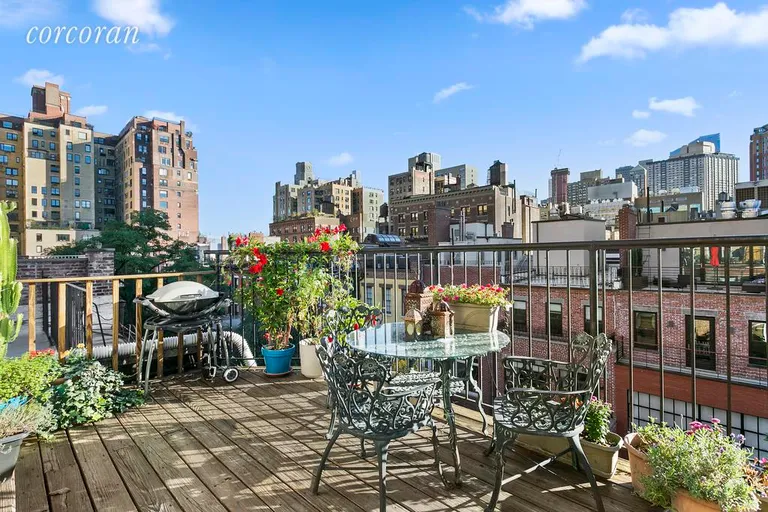 New York City Real Estate | View 46 West 71st Street, 4B | Jaw-dropping deck with outdoor shower | View 8