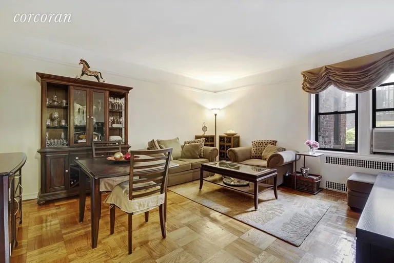 New York City Real Estate | View 1171 Ocean Parkway, 4C | Living Room with room for Dining | View 2