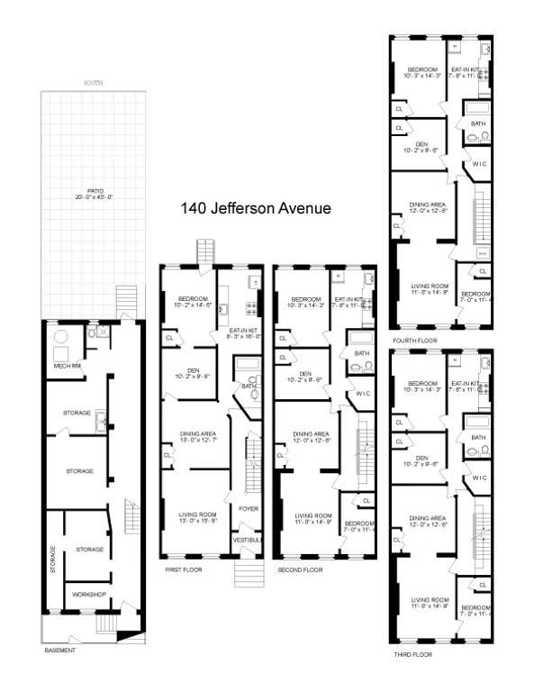 140 Jefferson Avenue | floorplan | View 7