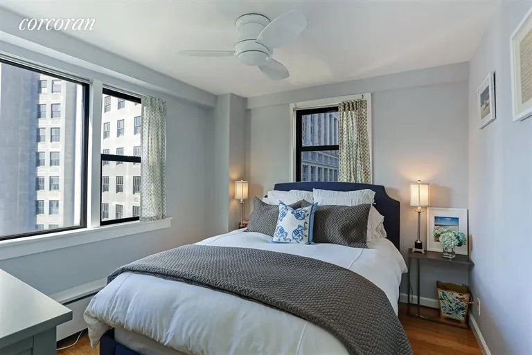 New York City Real Estate | View 145 East 15th Street, 17A | Corner Bedroom | View 2