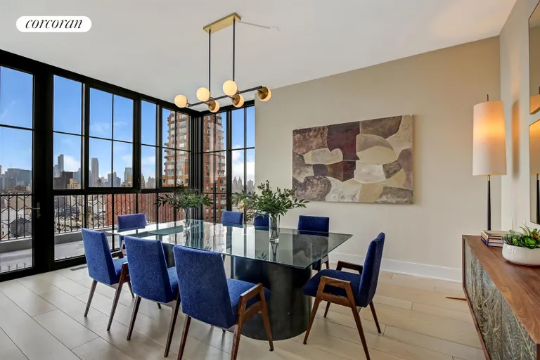 New York City Real Estate | View 60 East 86th Street, PENTHOUSE | Dining Room w/Terrace | View 3