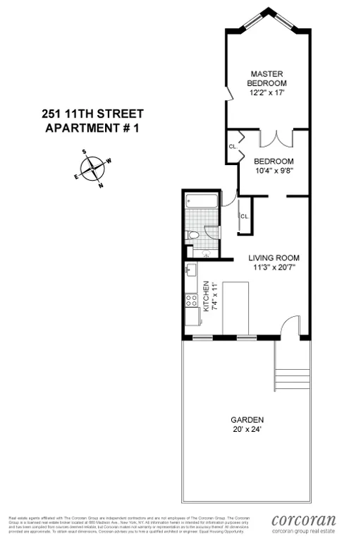 251 11th Street, Garden | floorplan | View 9