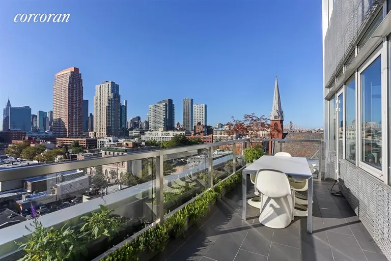 New York City Real Estate | View 10-17 Jackson Avenue, 7H | Deck | View 5