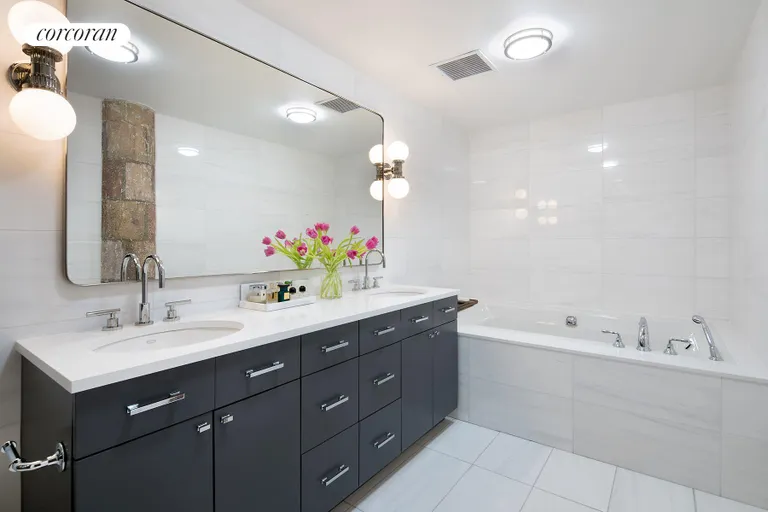 New York City Real Estate | View 21 Jay Street, 2W | Spa Master Bathroom | View 5