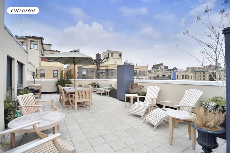 New York City Real Estate | View 203 West 90th Street, PHH | Breathtaking 721sf private terrace comes furnished | View 11