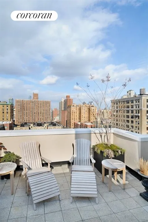 New York City Real Estate | View 203 West 90th Street, PHH | Stunning furnished terrace | View 12