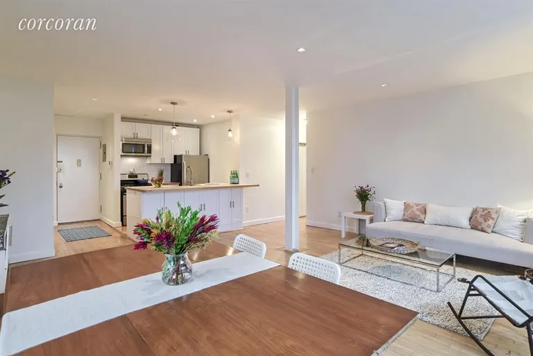 New York City Real Estate | View 44 Butler Place, 6J | Kitchen / Living Room | View 2